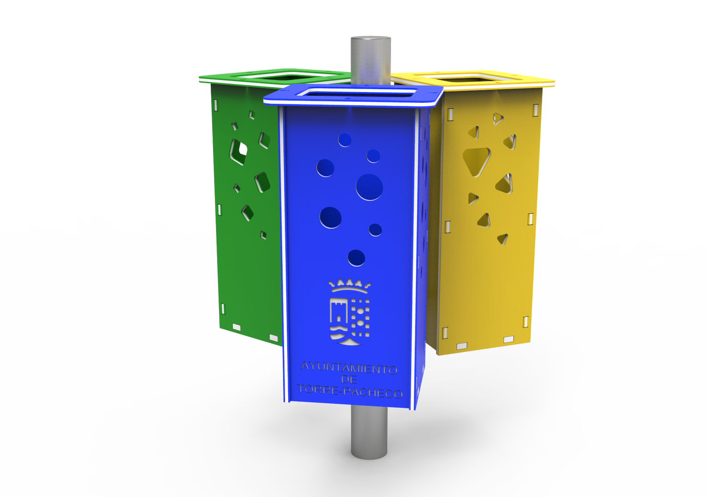 Customizable trash can (3 modules)
