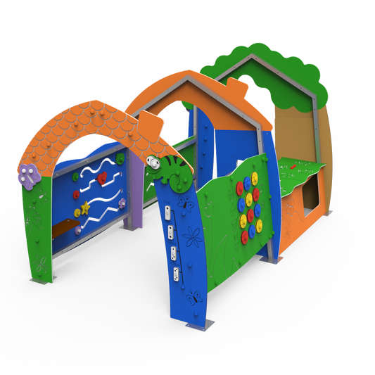 Playhouse and Stimulation Garden
