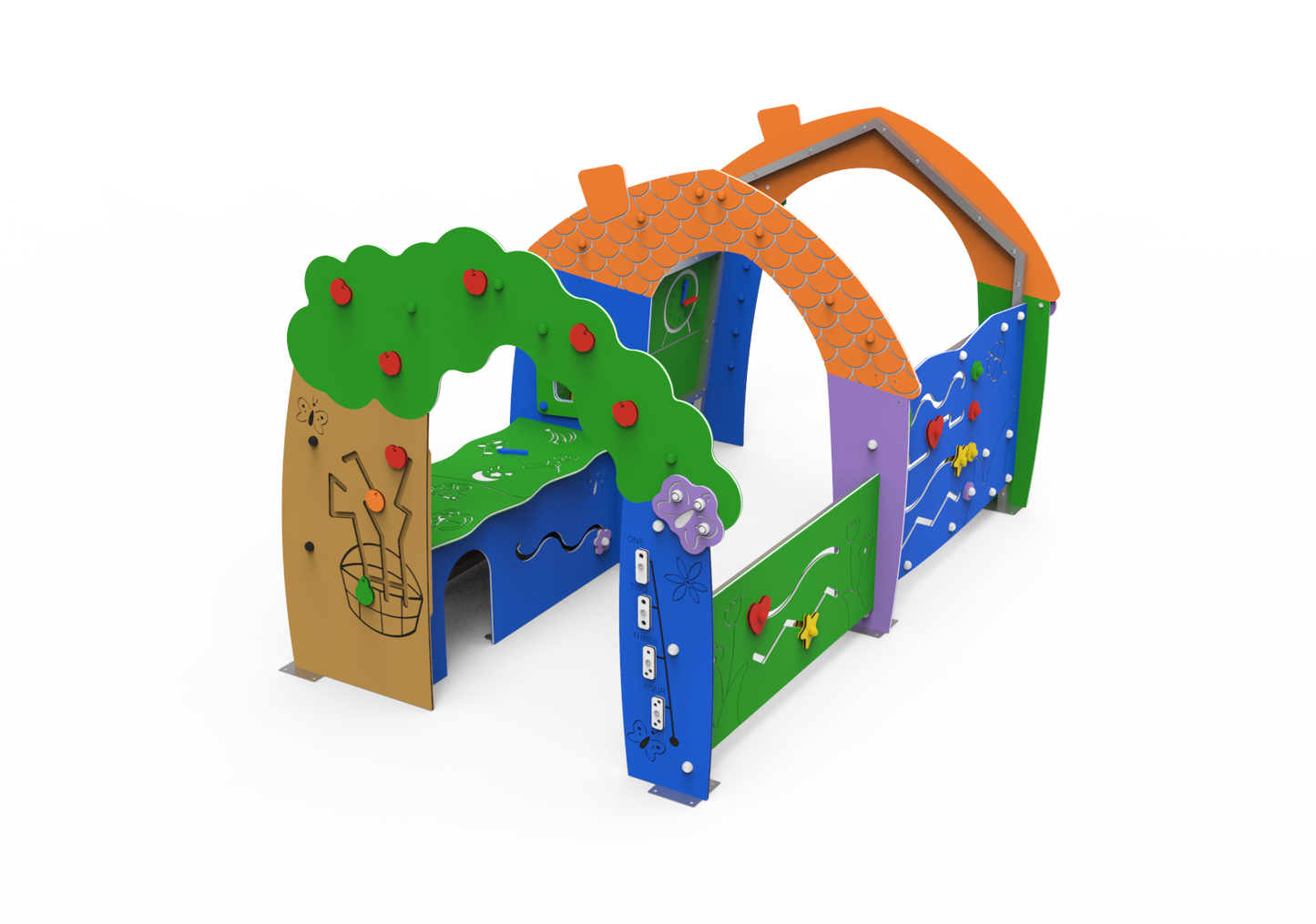 Playhouse and Stimulation Garden