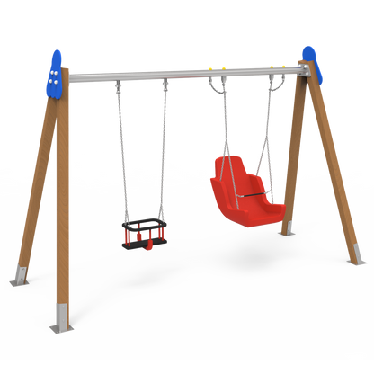 Inclusive Seat and Bassinet - wood ♿︎