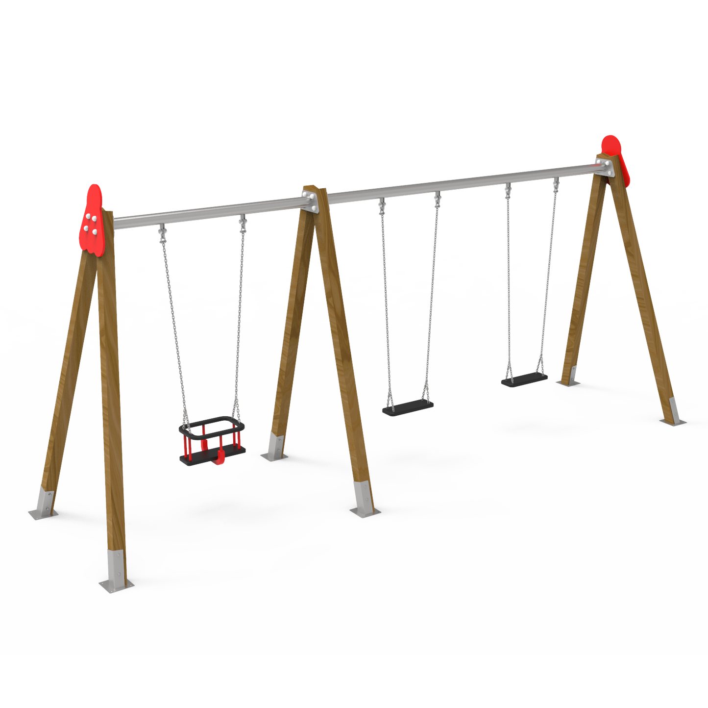 Flat Seats and Cradle - wood