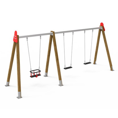 Flat Seats and Cradle - wood
