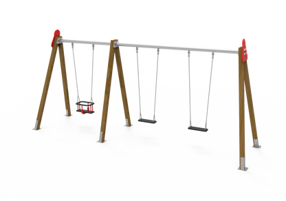 Flat Seats and Cradle - wood