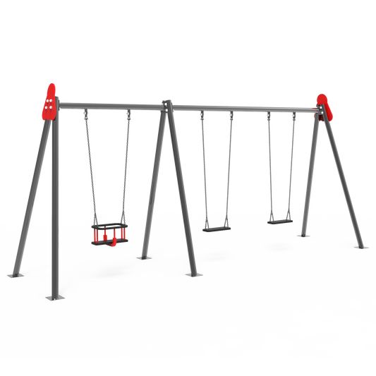 Flat Seats and Cot - stainless steel
