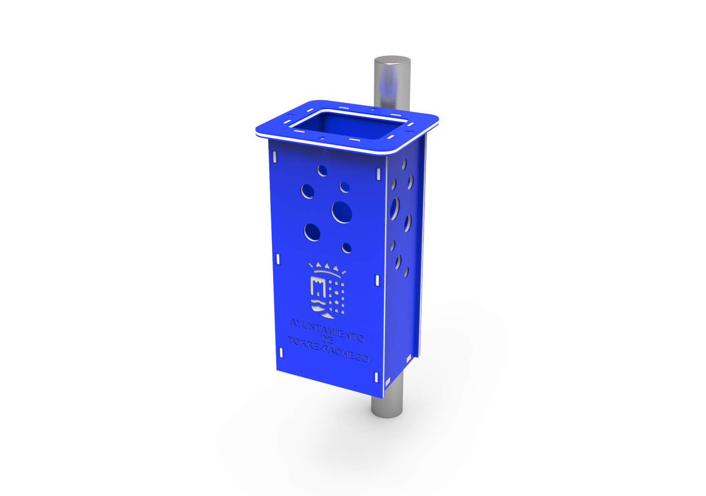 Customizable trash can (1 module)