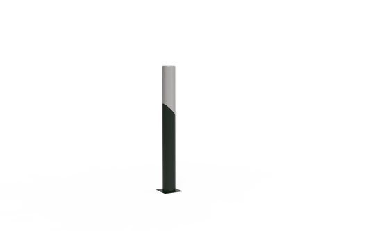 Galvanized and lacquered pillar