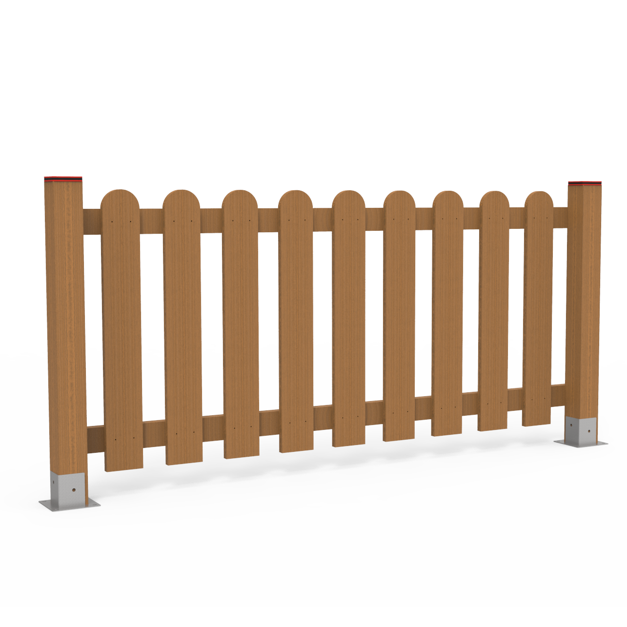 Wooden fence