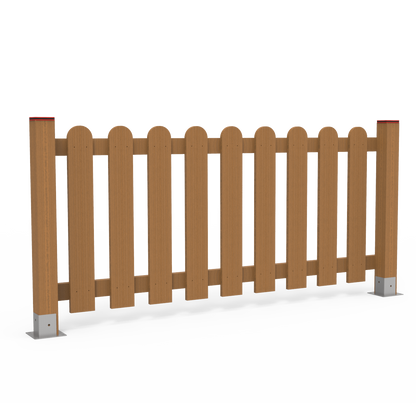 Wooden fence