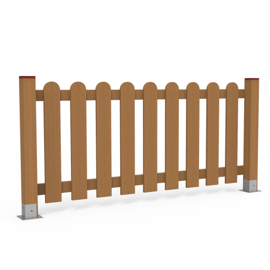 Wooden fence