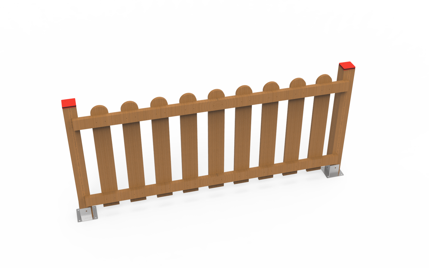 Wooden fence